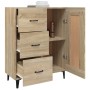 Aparador de madera contrachapada roble Sonoma 69,5x34x90 cm de vidaXL, Aparadores - Ref: Foro24-812234, Precio: 96,99 €, Desc...