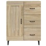 Aparador de madera contrachapada roble Sonoma 69,5x34x90 cm de vidaXL, Aparadores - Ref: Foro24-812234, Precio: 96,99 €, Desc...