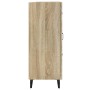 Aparador de madera contrachapada roble Sonoma 69,5x34x90 cm de vidaXL, Aparadores - Ref: Foro24-812234, Precio: 96,99 €, Desc...