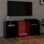 TV stand with black LED lights 120x30x50 cm by vidaXL, TV Furniture - Ref: Foro24-804302, Price: 81,72 €, Discount: %