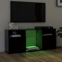 TV stand with black LED lights 120x30x50 cm by vidaXL, TV Furniture - Ref: Foro24-804302, Price: 81,72 €, Discount: %