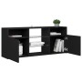 TV stand with black LED lights 120x30x50 cm by vidaXL, TV Furniture - Ref: Foro24-804302, Price: 81,72 €, Discount: %