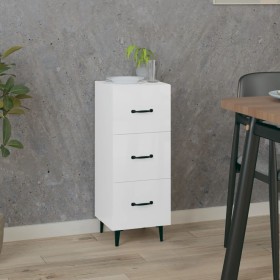 Bright white plywood sideboard 34.5x34x90 cm by vidaXL, Sideboards - Ref: Foro24-812354, Price: 63,91 €, Discount: %