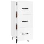 Bright white plywood sideboard 34.5x34x90 cm by vidaXL, Sideboards - Ref: Foro24-812354, Price: 61,40 €, Discount: %