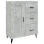 Concrete gray plywood sideboard 69.5x34x90 cm by vidaXL, Sideboards - Ref: Foro24-812235, Price: 79,24 €, Discount: %