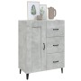 Concrete gray plywood sideboard 69.5x34x90 cm by vidaXL, Sideboards - Ref: Foro24-812235, Price: 79,24 €, Discount: %