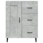 Concrete gray plywood sideboard 69.5x34x90 cm by vidaXL, Sideboards - Ref: Foro24-812235, Price: 79,24 €, Discount: %