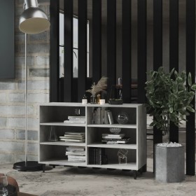 Concrete gray plywood sideboard 103.5x35x70 cm by vidaXL, Sideboards - Ref: Foro24-806044, Price: 66,20 €, Discount: %