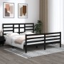 Estructura de cama madera maciza negro Super King 180x200 cm de vidaXL, Camas y somieres - Ref: Foro24-3105879, Precio: 170,0...