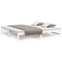 Removable sofa bed solid white pine wood 2x(80x200) cm by vidaXL, Beds and slatted bases - Ref: Foro24-823410, Price: 146,76 ...