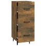 Aparador madera de ingeniería roble ahumado 34,5x34x90 cm de vidaXL, Aparadores - Ref: Foro24-817411, Precio: 54,32 €, Descue...