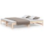 Sofá cama extraíble madera maciza de pino 2x(90x190) cm de vidaXL, Camas y somieres - Ref: Foro24-823414, Precio: 121,67 €, D...