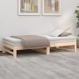 Sofá cama extraíble madera maciza de pino 2x(90x190) cm de vidaXL, Camas y somieres - Ref: Foro24-823414, Precio: 121,67 €, D...