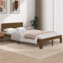 Estructura de cama madera maciza pino marrón miel 120x200 cm de vidaXL, Camas y somieres - Ref: Foro24-810493, Precio: 153,79...