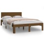 Estructura de cama madera maciza pino marrón miel 120x200 cm de vidaXL, Camas y somieres - Ref: Foro24-810493, Precio: 153,79...