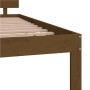 Estructura de cama madera maciza pino marrón miel 120x200 cm de vidaXL, Camas y somieres - Ref: Foro24-810493, Precio: 153,79...