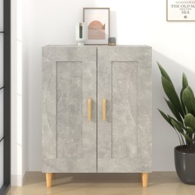 Gray concrete plywood sideboard 69.5x34x90 cm by vidaXL, Sideboards - Ref: Foro24-812136, Price: 70,05 €, Discount: %