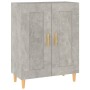 Aparador de madera contrachapada gris hormigón 69,5x34x90 cm de vidaXL, Aparadores - Ref: Foro24-812136, Precio: 62,99 €, Des...