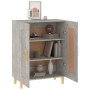 Aparador de madera contrachapada gris hormigón 69,5x34x90 cm de vidaXL, Aparadores - Ref: Foro24-812136, Precio: 62,99 €, Des...