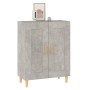 Aparador de madera contrachapada gris hormigón 69,5x34x90 cm de vidaXL, Aparadores - Ref: Foro24-812136, Precio: 62,99 €, Des...