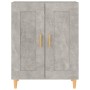 Aparador de madera contrachapada gris hormigón 69,5x34x90 cm de vidaXL, Aparadores - Ref: Foro24-812136, Precio: 62,99 €, Des...