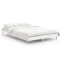 White engineered wood bed frame 120x190 cm by vidaXL, Beds and slatted bases - Ref: Foro24-832085, Price: 126,82 €, Discount: %