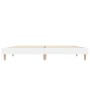 Estructura de cama madera de ingeniería blanca 120x190 cm de vidaXL, Camas y somieres - Ref: Foro24-832085, Precio: 126,99 €,...