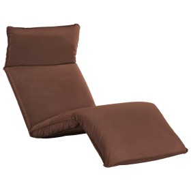 Brown Oxford Cloth Folding Lounger by vidaXL, Loungers - Ref: Foro24-316049, Price: 116,99 €, Discount: %