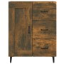 Smoked oak plywood sideboard 69.5x34x90 cm by vidaXL, Sideboards - Ref: Foro24-817372, Price: 68,99 €, Discount: %