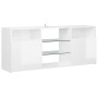 TV-Schrank mit strahlend weißen LED-Leuchten 120x30x50 cm von vidaXL, TV-Möbel - Ref: Foro24-804307, Preis: 86,42 €, Rabatt: %