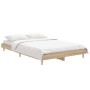 Estructura de cama madera de ingeniería roble Sonoma 120x190 cm de vidaXL, Camas y somieres - Ref: Foro24-832088, Precio: 137...