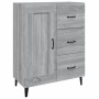 Sonoma gray plywood sideboard 69.5x34x90 cm by vidaXL, Sideboards - Ref: Foro24-817373, Price: 83,39 €, Discount: %