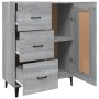 Sonoma gray plywood sideboard 69.5x34x90 cm by vidaXL, Sideboards - Ref: Foro24-817373, Price: 83,39 €, Discount: %