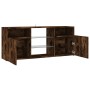 TV cabinet with LED lights smoked oak 120x30x50 cm by vidaXL, TV Furniture - Ref: Foro24-815714, Price: 108,99 €, Discount: %