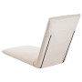 Folding sun lounger in cream white Oxford fabric by vidaXL, Loungers - Ref: Foro24-316050, Price: 125,54 €, Discount: %