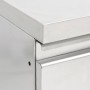 Commercial kitchen cabinet with 3 stainless steel drawers by vidaXL, Restoration - Ref: Foro24-151179, Price: 250,52 €, Disco...