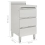 Commercial kitchen cabinet with 3 stainless steel drawers by vidaXL, Restoration - Ref: Foro24-151179, Price: 250,52 €, Disco...