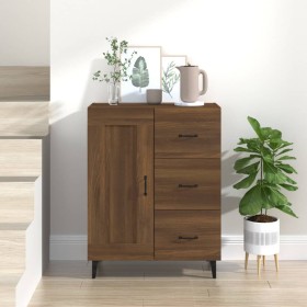 Brown oak plywood sideboard 69.5x34x90 cm by vidaXL, Sideboards - Ref: Foro24-817374, Price: 71,08 €, Discount: %