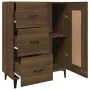 Brown oak plywood sideboard 69.5x34x90 cm by vidaXL, Sideboards - Ref: Foro24-817374, Price: 85,92 €, Discount: %