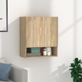 Oak Sonoma plywood wall cabinet 60x31x70 cm by vidaXL, Lockers and storage cabinets - Ref: Foro24-812873, Price: 60,12 €, Dis...