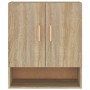 Armario de pared madera contrachapada roble sonoma 60x31x70 cm de vidaXL, Taquillas y armarios de almacenamiento - Ref: Foro2...