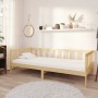 Solid pine wood sofa bed 90x200 cm by vidaXL, Beds and slatted bases - Ref: Foro24-806940, Price: 97,48 €, Discount: %