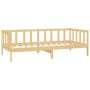 Solid pine wood sofa bed 90x200 cm by vidaXL, Beds and slatted bases - Ref: Foro24-806940, Price: 97,48 €, Discount: %