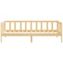 Solid pine wood sofa bed 90x200 cm by vidaXL, Beds and slatted bases - Ref: Foro24-806940, Price: 97,48 €, Discount: %