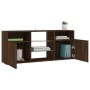 TV cabinet with LED lights oak brown 120x30x50 cm by vidaXL, TV Furniture - Ref: Foro24-815716, Price: 87,29 €, Discount: %