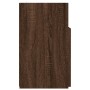 TV cabinet with LED lights oak brown 120x30x50 cm by vidaXL, TV Furniture - Ref: Foro24-815716, Price: 87,29 €, Discount: %