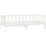 Solid white pine wood sofa bed 90x200 cm by vidaXL, Beds and slatted bases - Ref: Foro24-806941, Price: 115,99 €, Discount: %