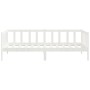 Solid white pine wood sofa bed 90x200 cm by vidaXL, Beds and slatted bases - Ref: Foro24-806941, Price: 115,99 €, Discount: %