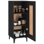 Aparador de madera contrachapada negro 34,5x34x90 cm de vidaXL, Aparadores - Ref: Foro24-812421, Precio: 59,36 €, Descuento: %