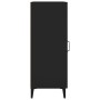 Aparador de madera contrachapada negro 34,5x34x90 cm de vidaXL, Aparadores - Ref: Foro24-812421, Precio: 59,36 €, Descuento: %